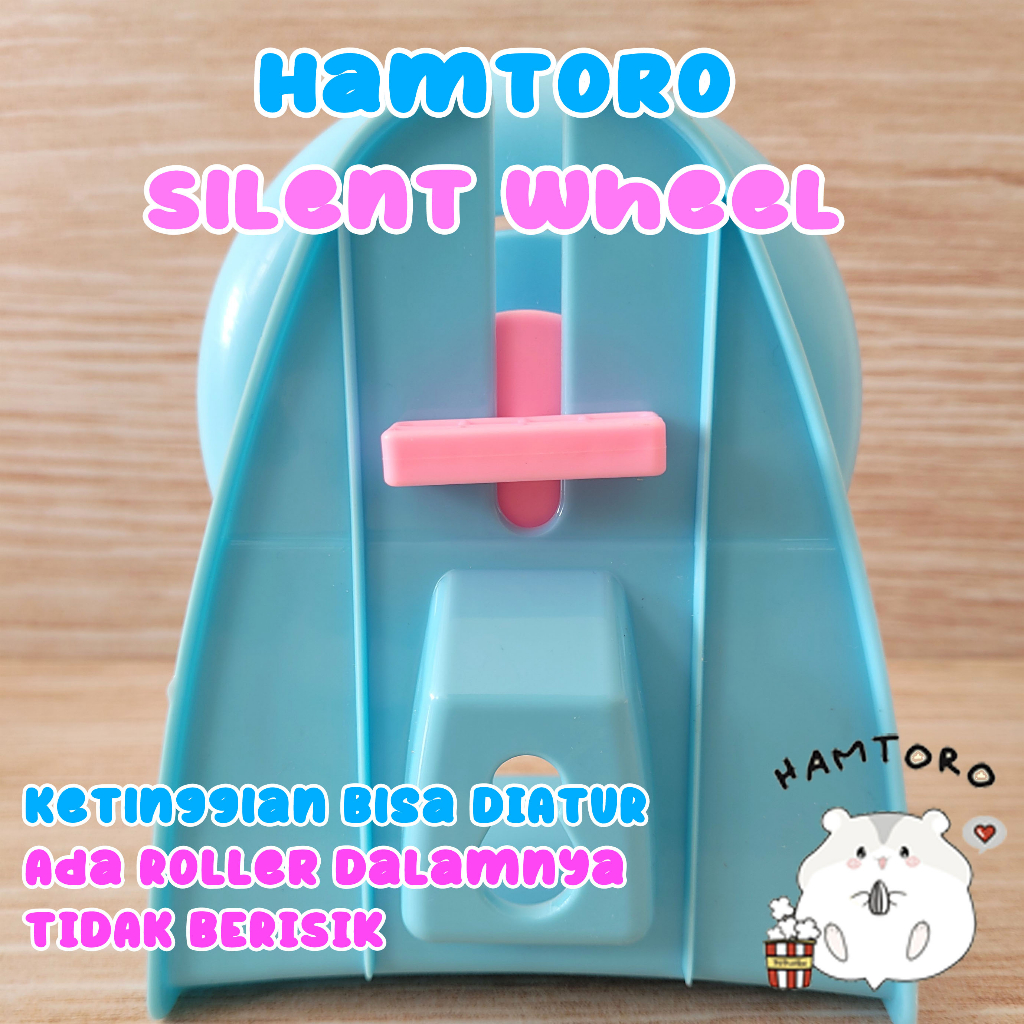 Hamtoro Silent Wheel Mainan KIncir Hamster ANTI BERISIK Free Packaging