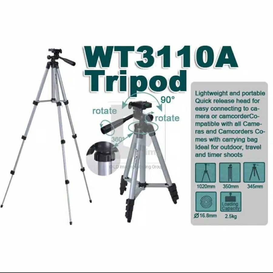 TRIPOD WEIFENG 3110 TRIPOD TOP CAMERA Tripod HP handycamp