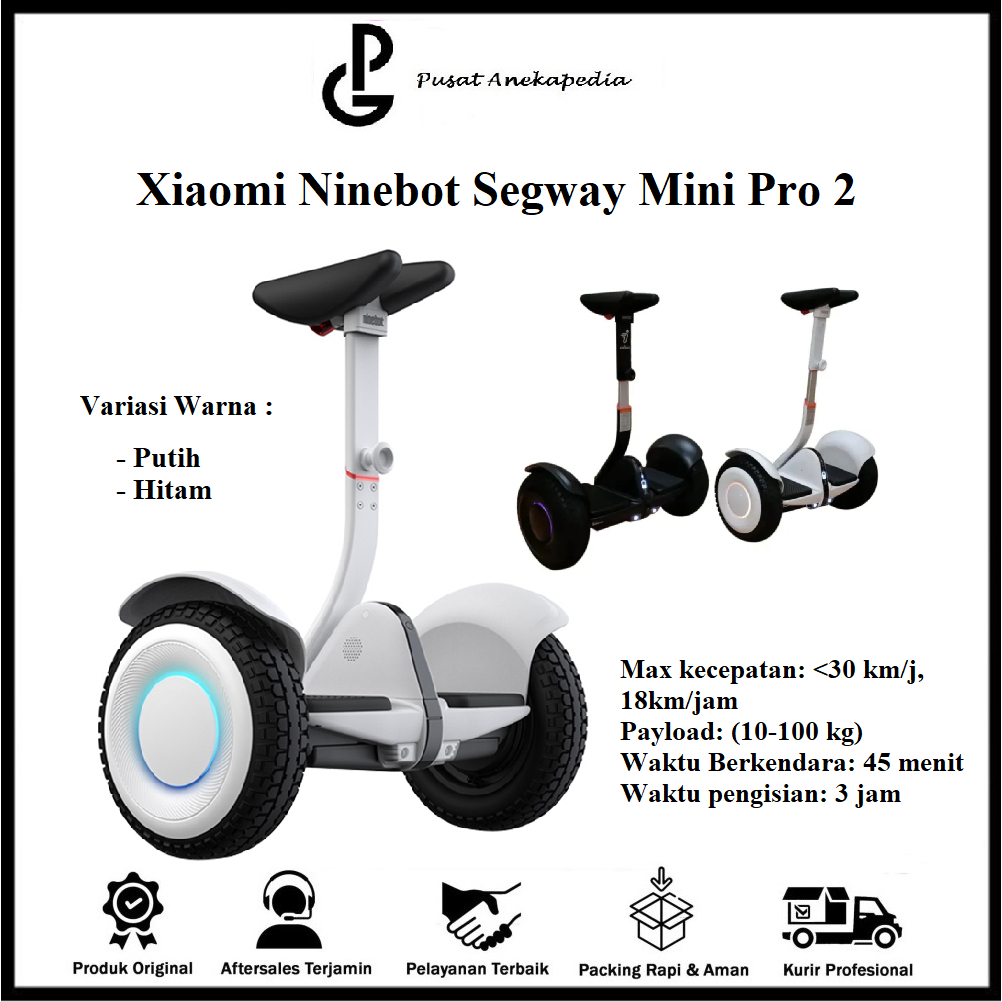 Xiaomi Ninebot Segway Mini Pro Versi 2 Original - Scooter Ninebot Mini Pro V.2 Original