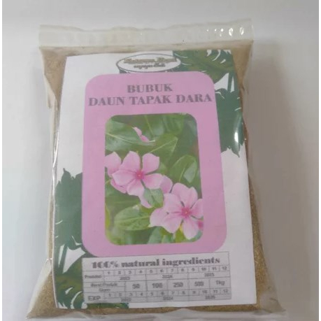 

Daun Tapak Dara Halus / Bubuk Tapak Dara (Catharanthus roseus L) 500gr