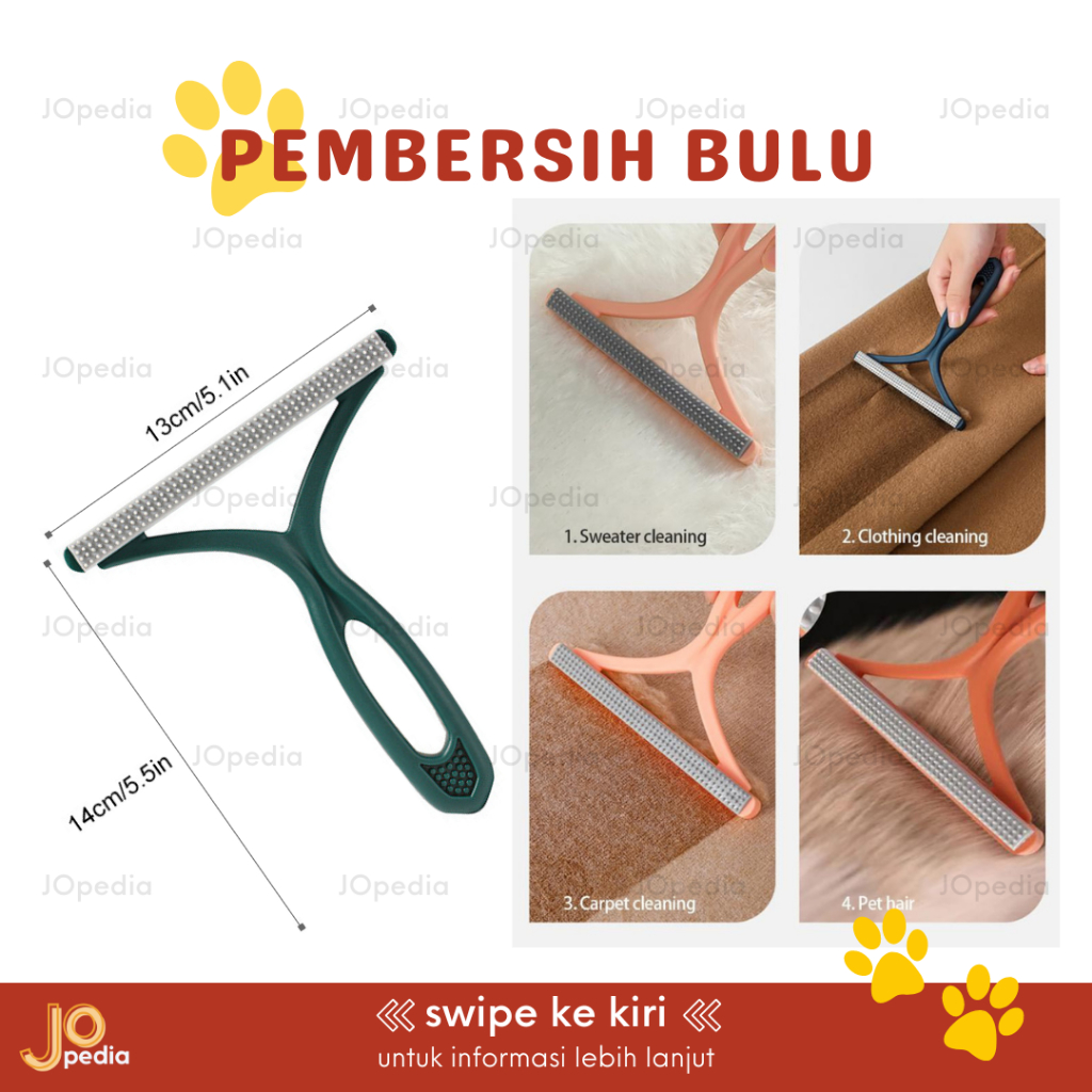 PEMBERSIH BULU Kucing Anjing Kelinci Hewan Pet Lint Remover Portable