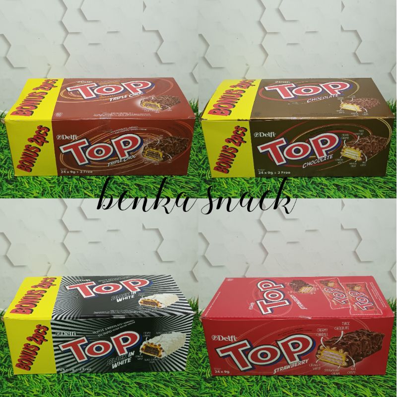 

delfi top wafer 1 box isi 24 pcs x 9gr