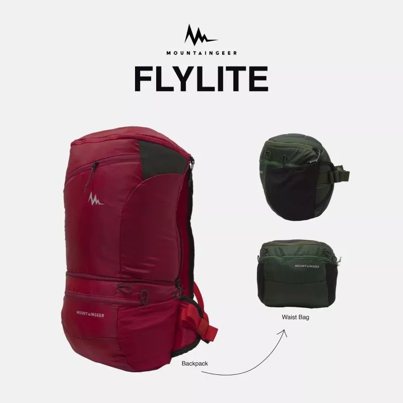 Waistpack Daypack Mountaingeer Flylite kapasitas 20Liter - Bodybag waistbag - Waistbag bisa jadi day