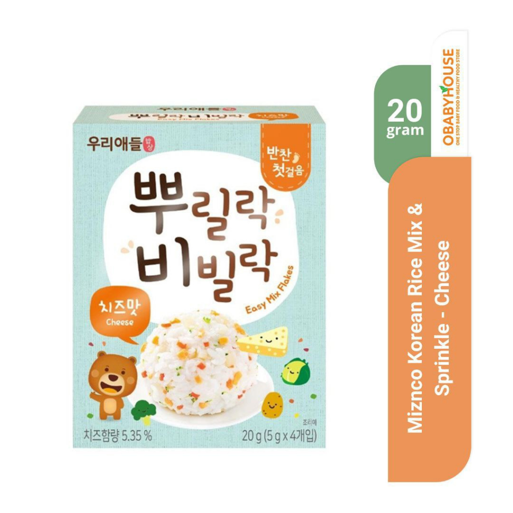 Miznco Korean Rice Mix &amp; Sprinkle 20 gr - Cheese