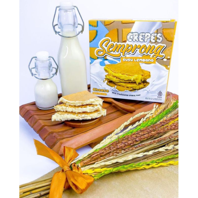 CREPES SEMPRONG SUSU LEMBANG - CREPES BANDUNG ISI 12pcs 165GRAM - CREPES SUSU LEMBANG