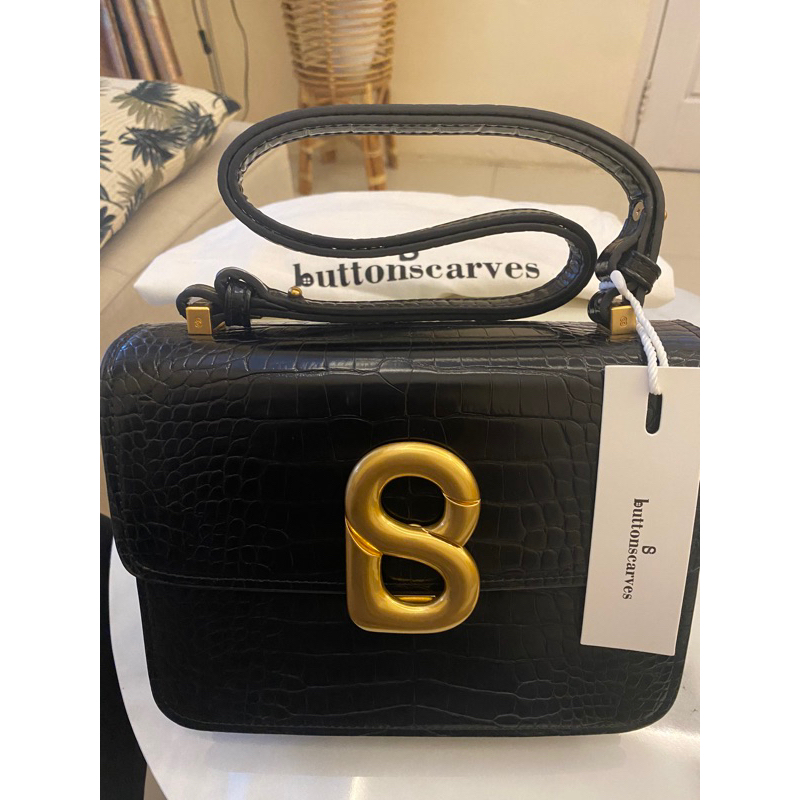 audrey croco bag preloved tas buttonscarves