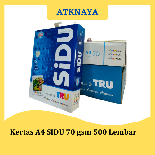 

Kertas A4 SIDU 70 gsm 500 Lembar