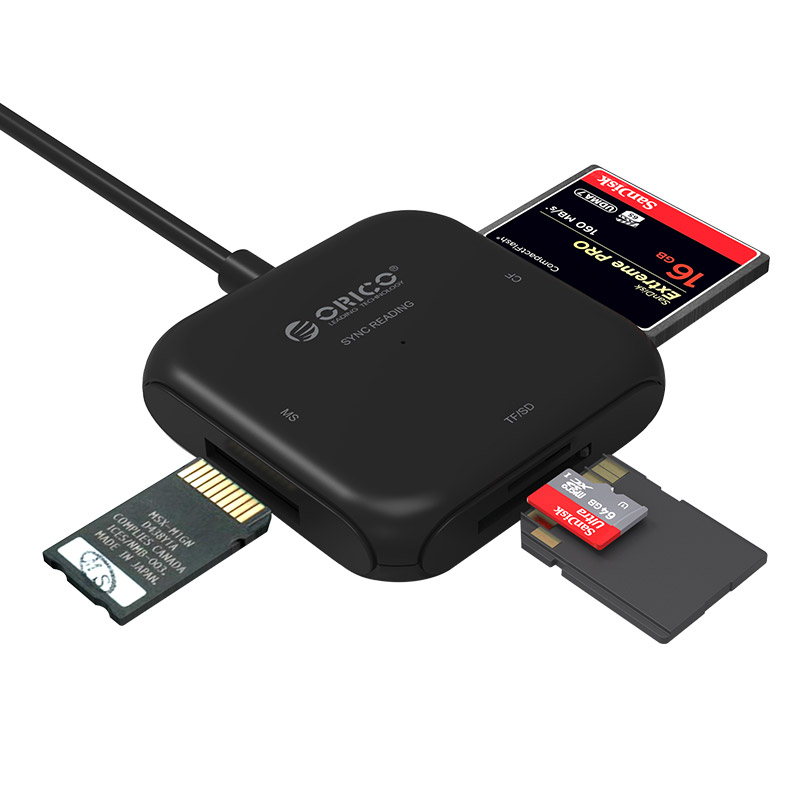 ORICO Card Reader USB 3.0 TF SD CF MS - CRS31A-03 - Black