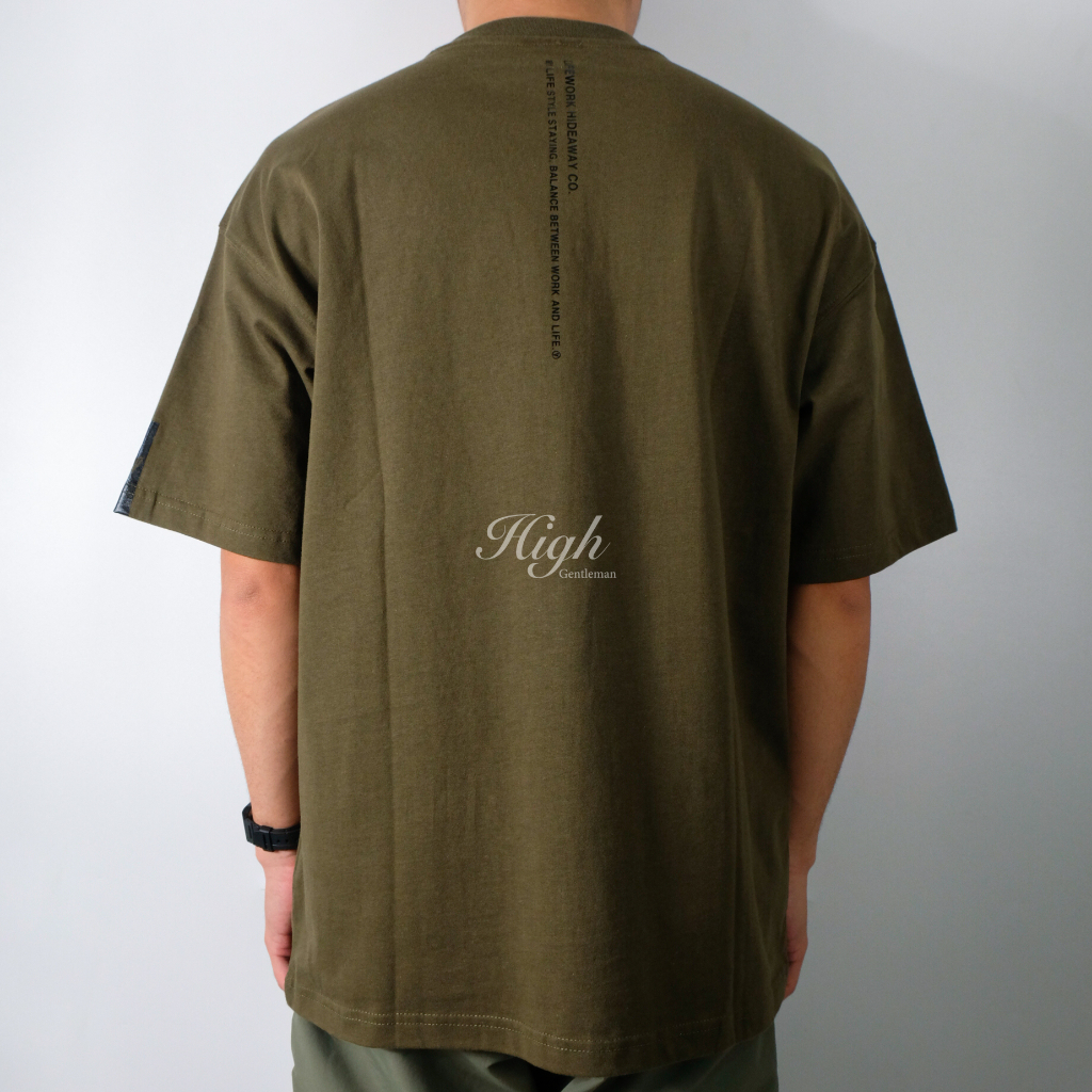 Lifework Silicon Radog Oversize Tee Khaki
