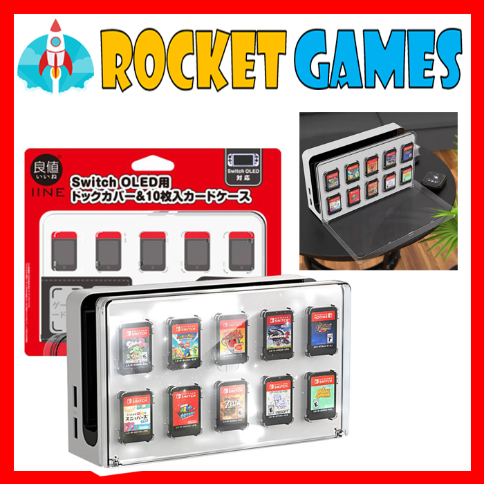 IINE Mika Docking Case OLED Charger Dock Cover + Game Card Case L584