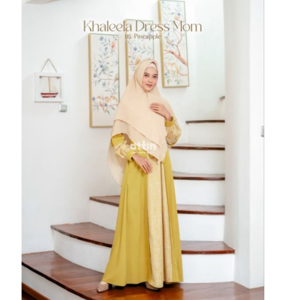 Gamis Khaleela Dress Mom By Attin