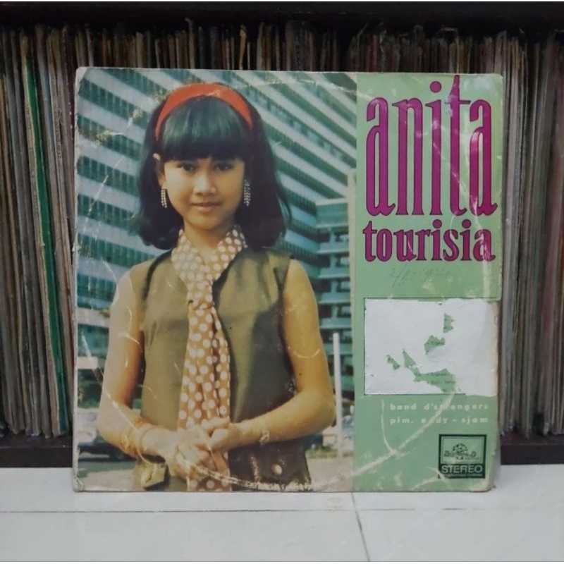 Vinyl Piringan Hitam 12 inch Anita Tourisia - Tetesan Air mata