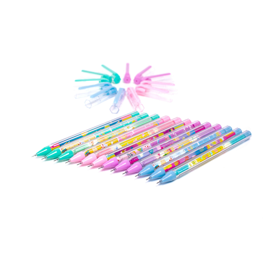 Pen Gel Pulpen Standard FUNZZY 0.5 mm Pena Bolpen Standard (per pack)