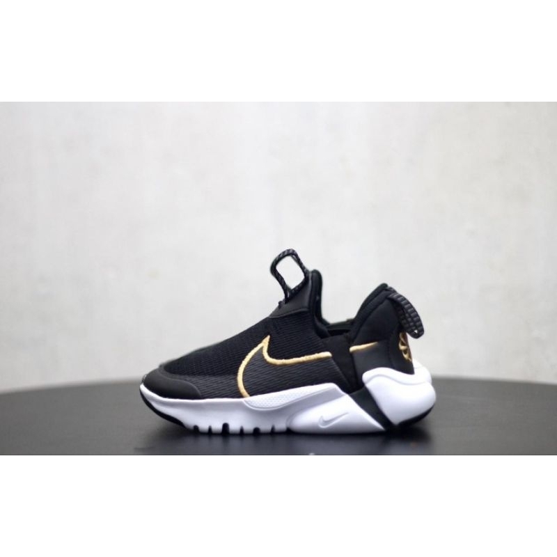 SEPATU ANAK ORIGINAL NIKE FLEX RUNNER PLUS 2 BLACK GOLD