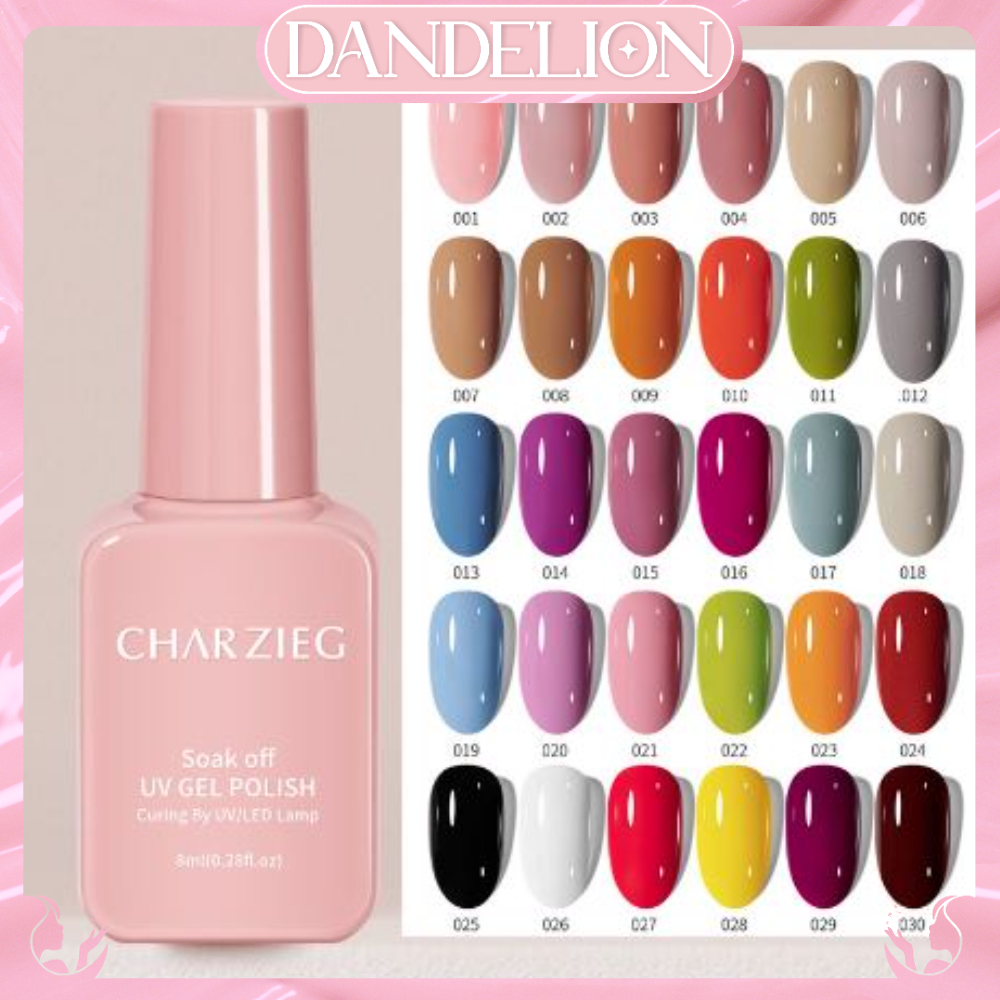 DND CHARZIEG (01-48) Gel Nail Polish UV LED Nail art kutek gel 8ml Cat kuku Gel uv kutek gel uv