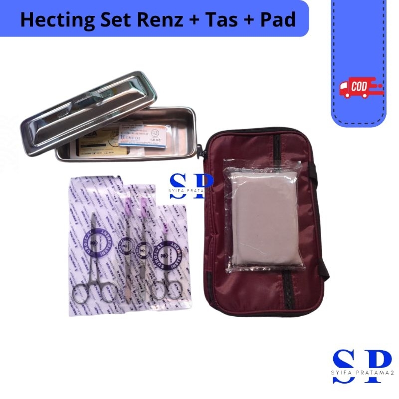 Hecting Set RENZ 7 Item | Hekting Set Gunting Renz | Alat Hecting Set | Heacting Set