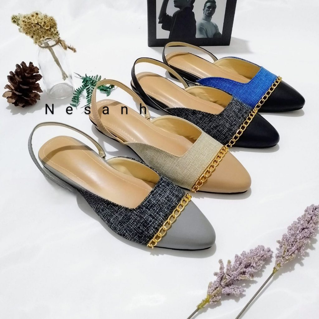 NESANH - FIONA Sepatu Mules Slip On Wanita