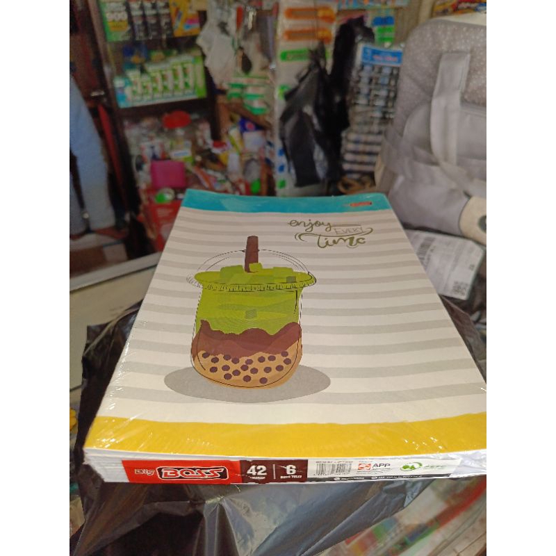 

buku tulis Bigboss b5 42 lembar,putih,bersih,tebal & halus