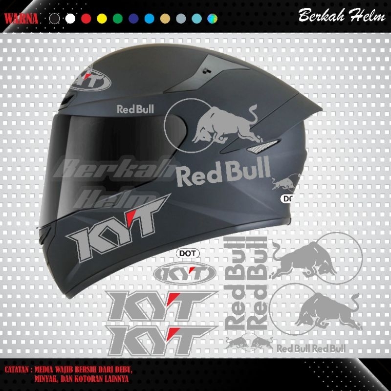 STIKER REDBULL FULLSET + KYT