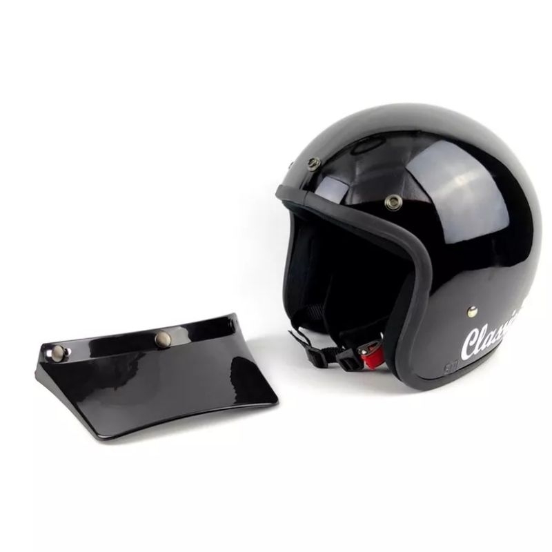 Pet Panjang Helm Bogo Retro Topi Trail Cross Bebek Duck