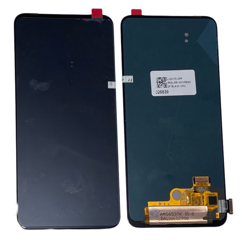 lcd touchscreen oppo reno 2F/Realme X/K3 original oled fingerprint on