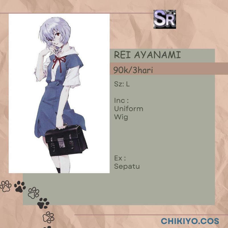 [RENTAL] Rei Ayanami - Seifuku