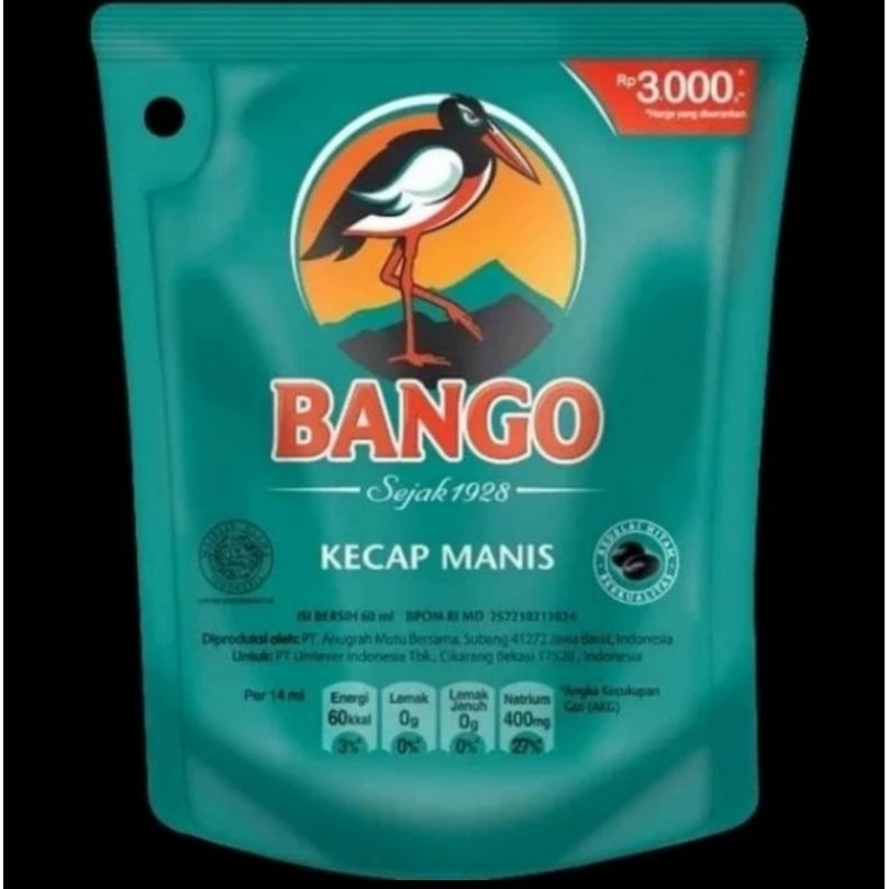 Kecap Bango 60ml Isi 3 Pack