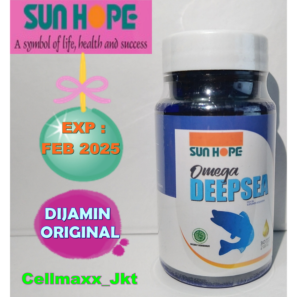 SUN HOPE DEEP SEA - SUNHOPE - OMEGA 3 MINYAK IKAN SALMON