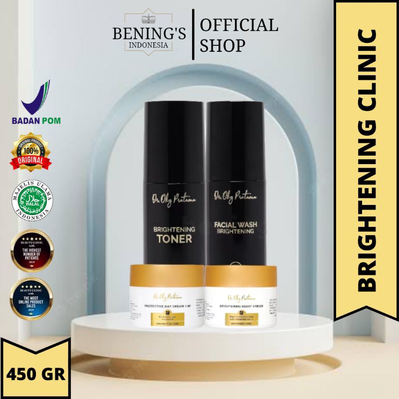 BENINGS CLINIC SKINCARE DR OKY PRATAMA PAKET BRIGHTENING | BENING CLINIC | BENING SKINCARE