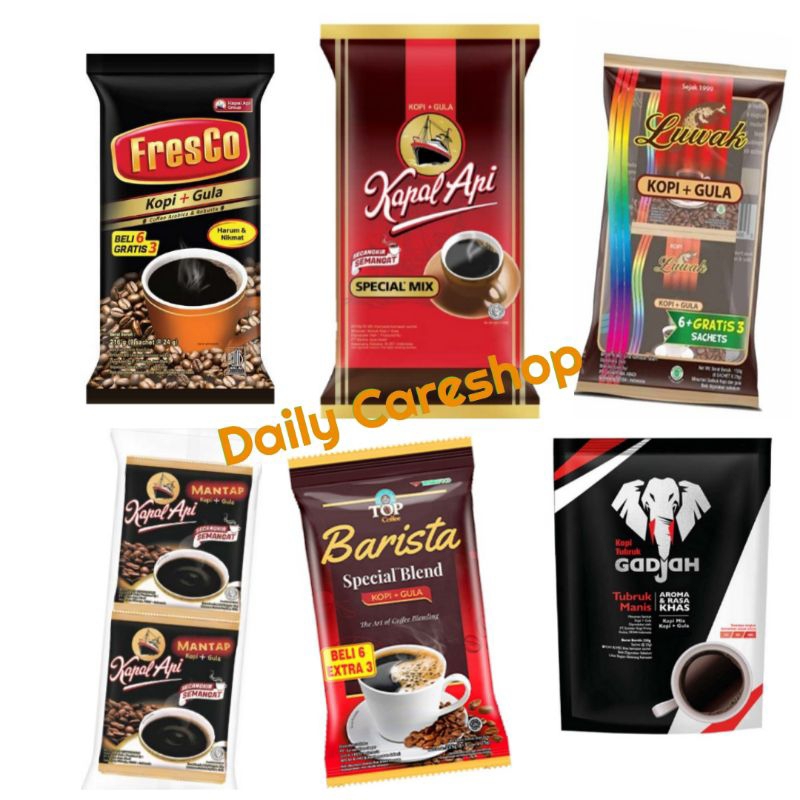 

KAPAL API Kopi Instan Special Mix Bubuk Kopi + Gula Sachet