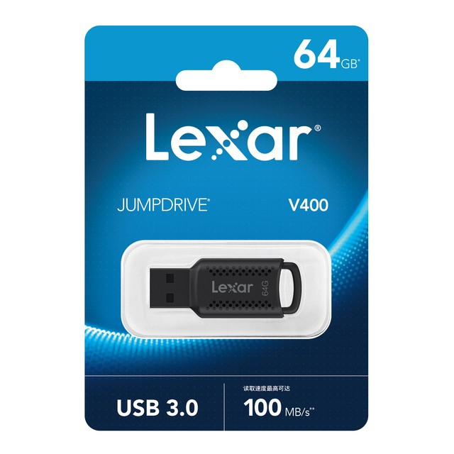 Lexar JumpDrive V400 USB Flashdisk 64Gb USB 3.0