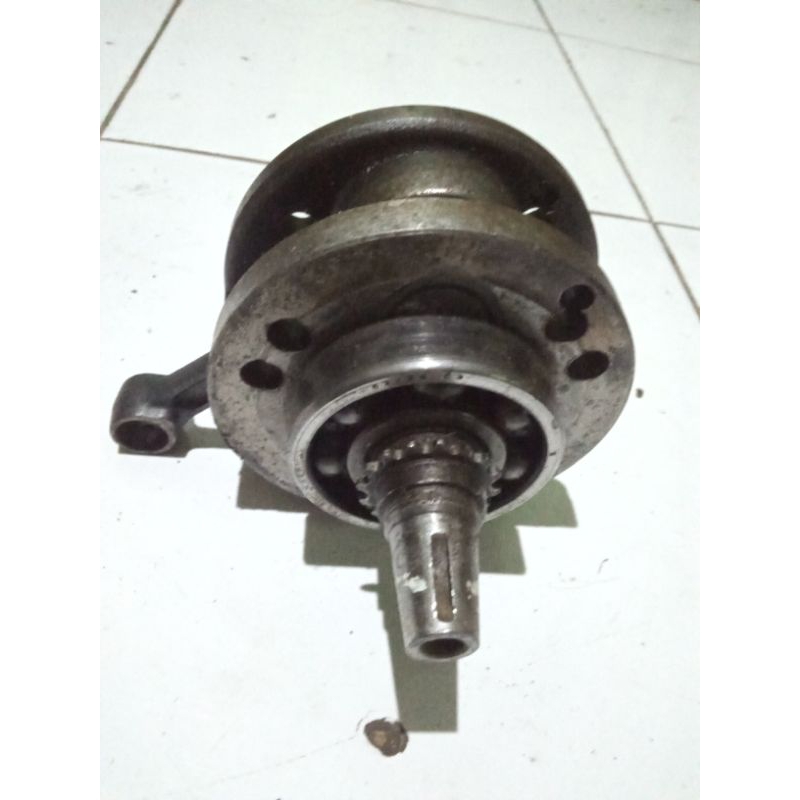 kruk as bandul ker as crankshaft crank shaft gl 100 gl100 ori copotan bahan modif balancer bore up s