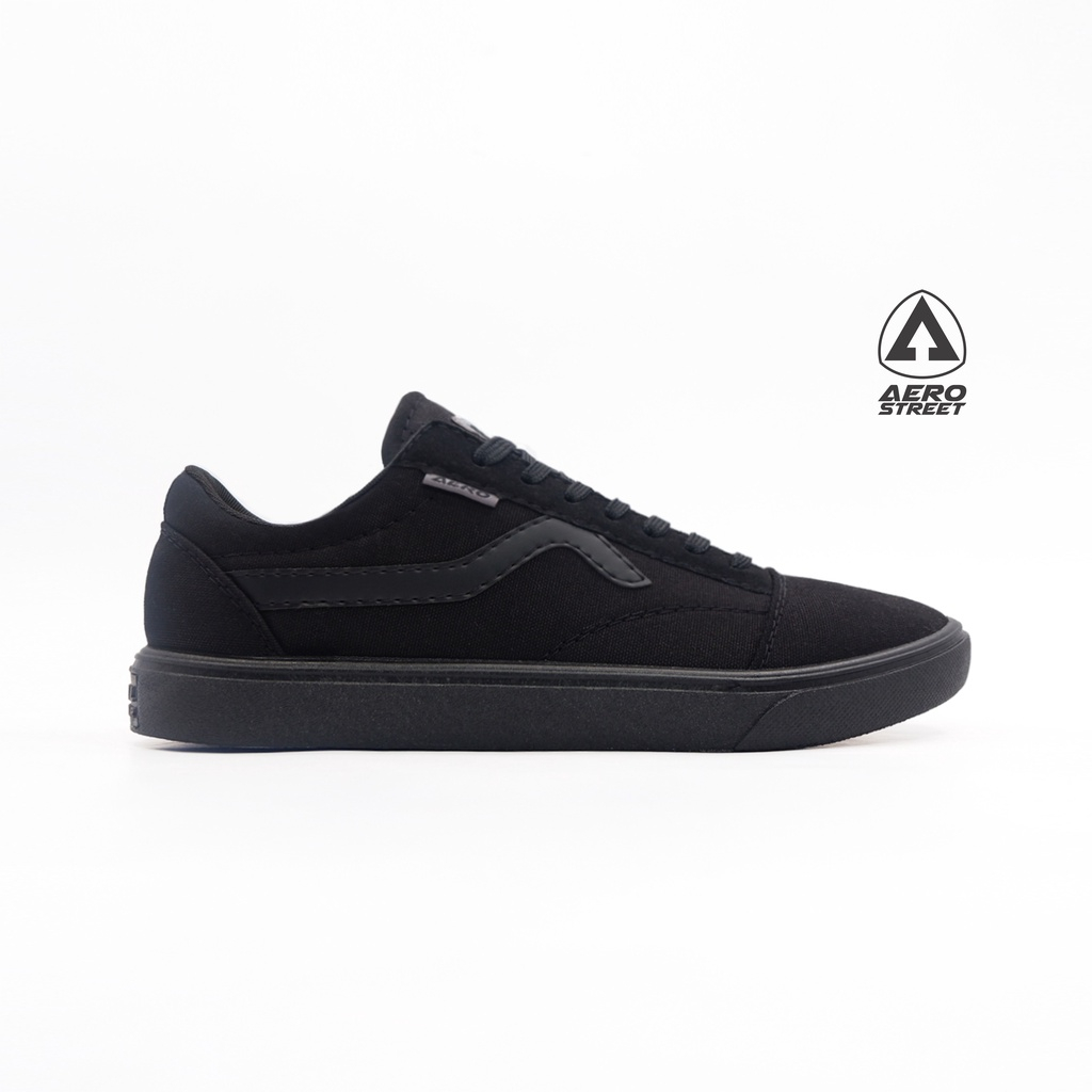 Sepatu Sneakers Casual - Aerostreet 37-44 Massive All Black