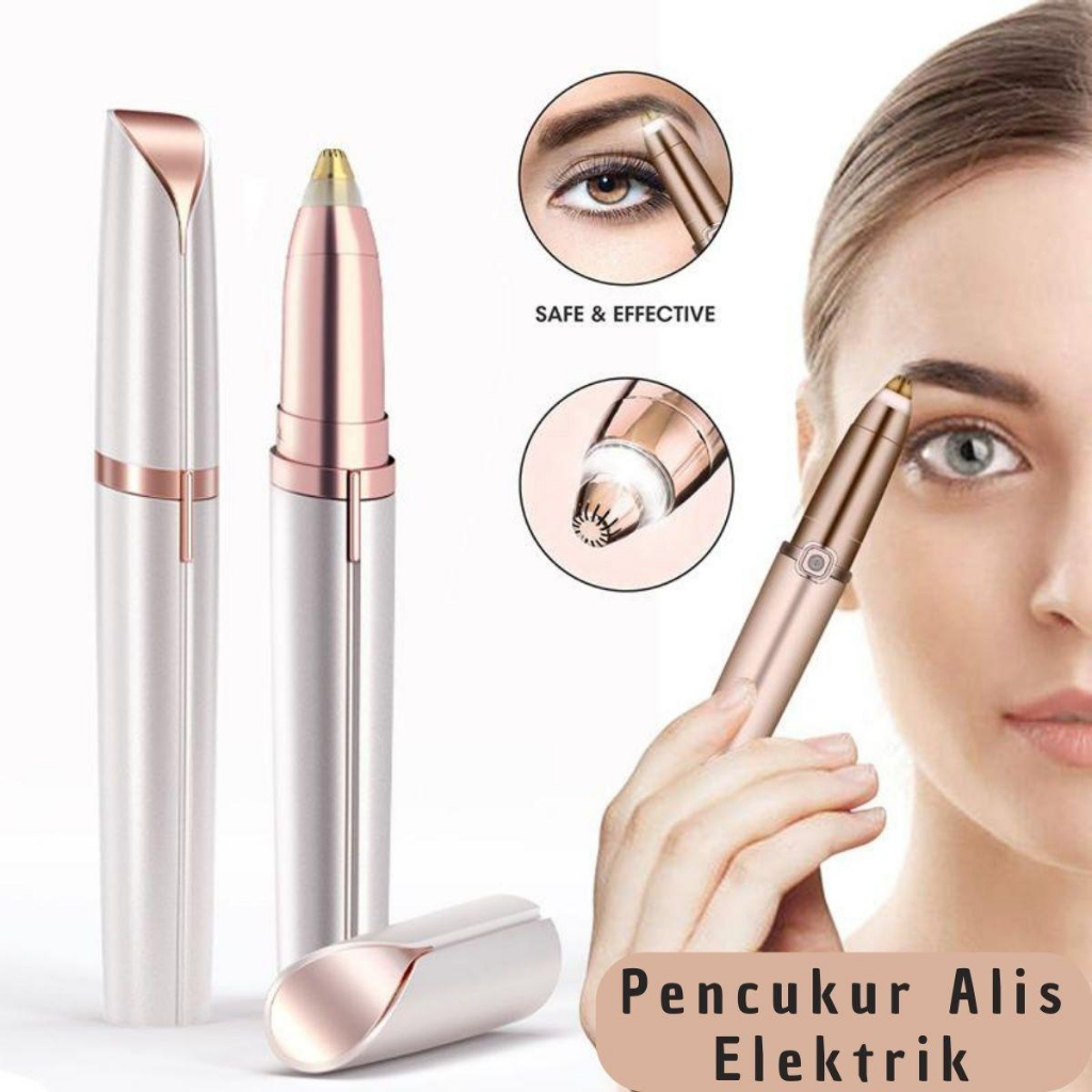 Alat Pencukur alis elektrik flawless eyebrow