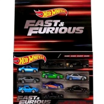 Hotwheels Fast Furious 10 pack exclusive Box set isi 10 / Hot Wheels