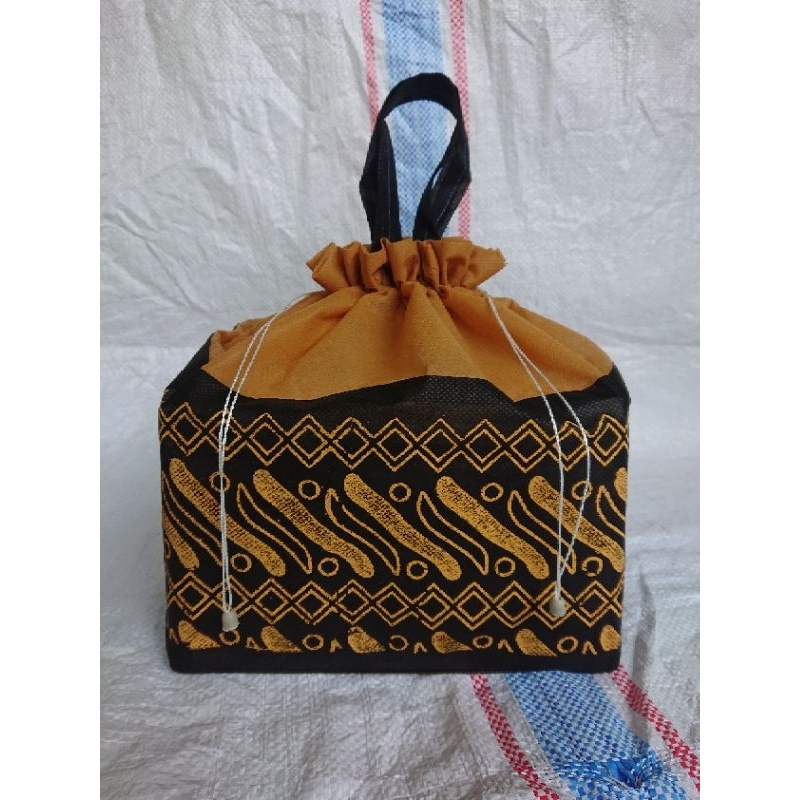 [ECER] TAS HAJATAN NASI KOTAK 22×22/TAS HAJAT MURAH/TAS HANTARAN KAIN