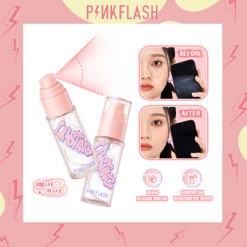 PINKFLASH More&amp;More Oil-control Matte Setting Spray Shine-free Hydrating Extend makeup wear Soothing Calming Non-sticky Makeup Spray