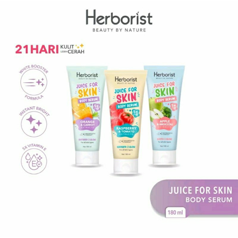 HERBORIST Juice For Skin Whitening Body Serum 180ml