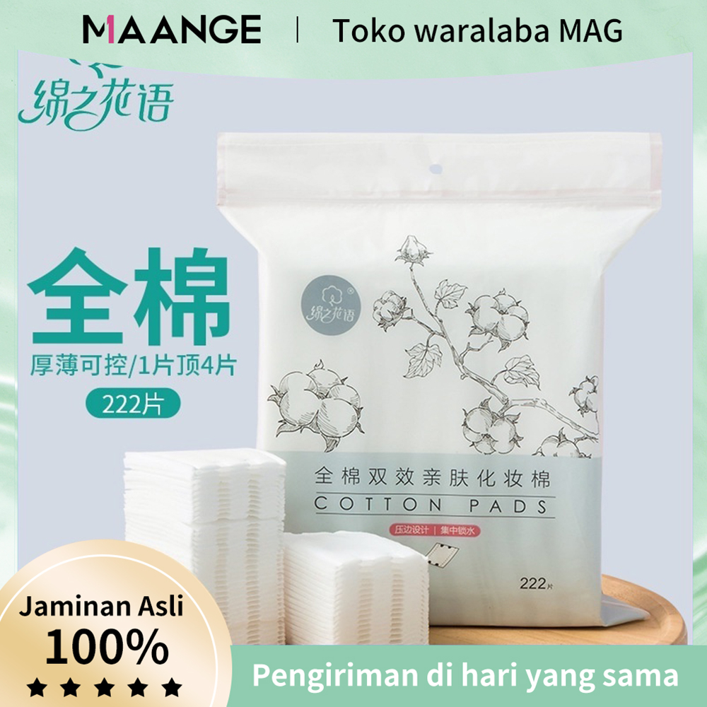 MAGFEY Disposable Face Towel Cotton Pad Alat Kecantikan Kosmetik Aksesoris Kapas Sekali Pakai Kapas Ekstra Tebal Tiga La