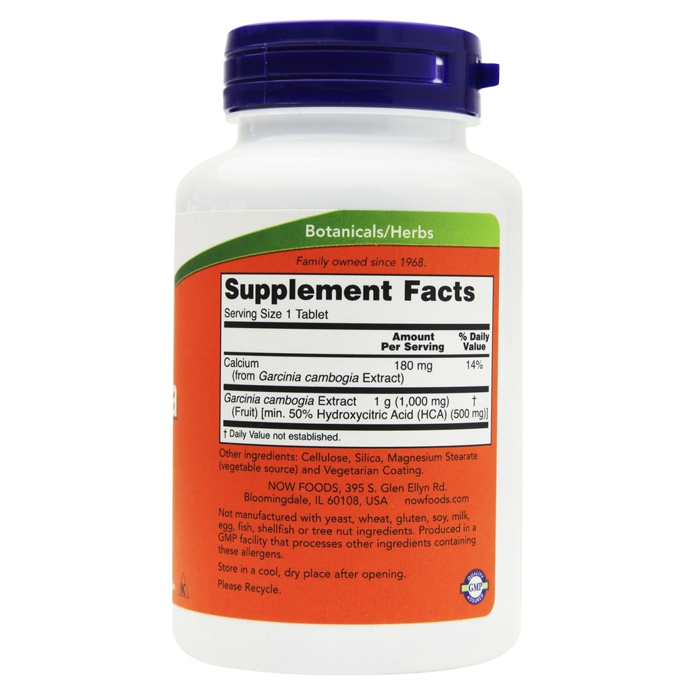 Now Foods Garcinia 1000 MG 120 Tablet