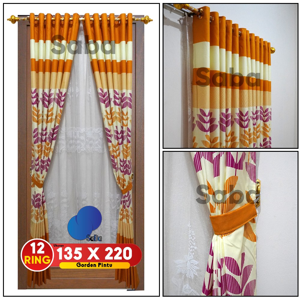 PROMO MURAH BEST SELLER GORDEN PINTU DAN JENDELA // SMOKERING MOTIF KARAKTER AESTHETIC (ring12)