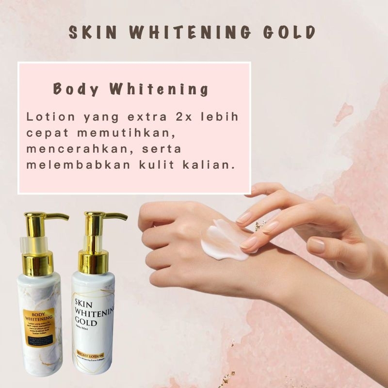 WHITENING SKIN GOLD + BIBIT ORIGINAL