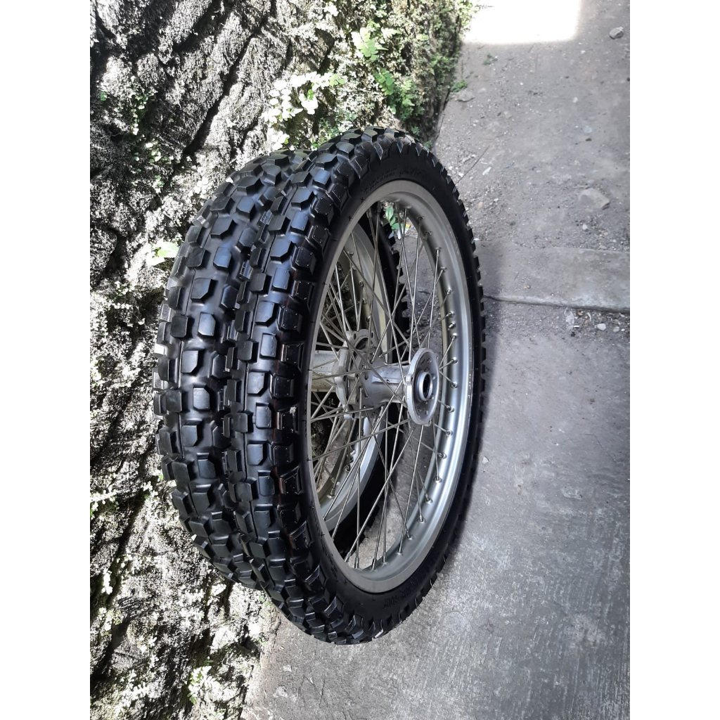 RODA WR155 ORIGNAL COPOTAN MOTOR VELG SET RING 18 21 YAMAHA WR 155 ORI