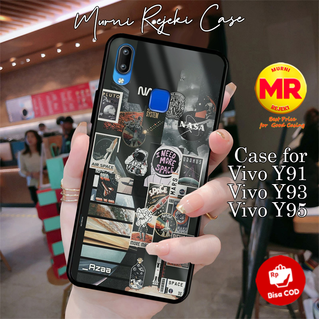Case Hp Case Hp Vivo Y91 Y93 Y95 Casing Vivo Y91 Y93 Y95 Motif NASA02 Casing Hp Hardcase Sofcase Pre