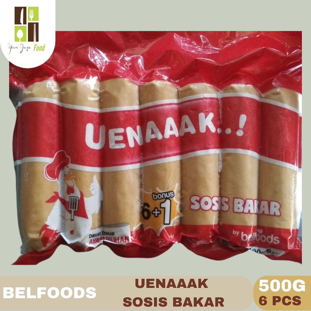 Belfoods Uenaaak Sosis Bakar 500g isi 6 pcs