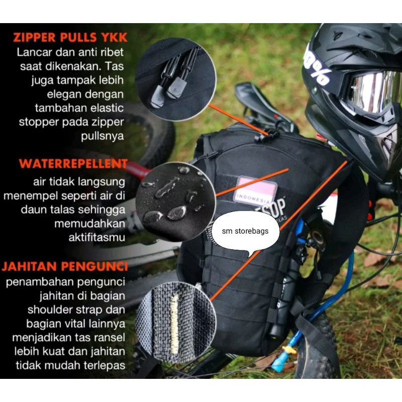 COD tas sepeda gowes elegant&keren hitam army