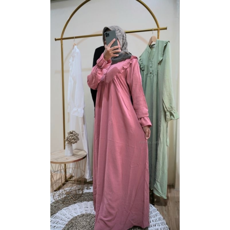 VANIA GAMISCRINCLE AIRFLOW PREMIUM | GAMIS WANITA | DRESS WANITA FIT TO XL