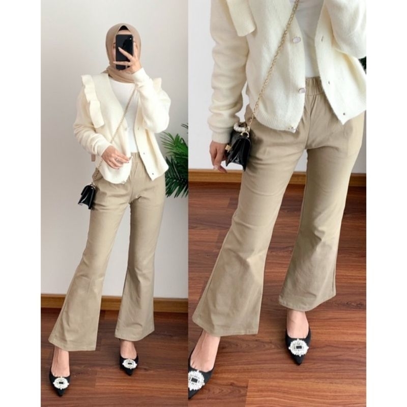 CELANA CUTBRAY BASIC PANTS | CELANA CUTBRAY WANITA | CELANA WANITA