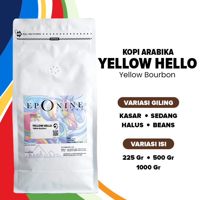 

Kopi Arabika Yellow Bourbon Biji Bubuk Arabica Eponine Coffee Beans Coarse Paper Filter Espresso