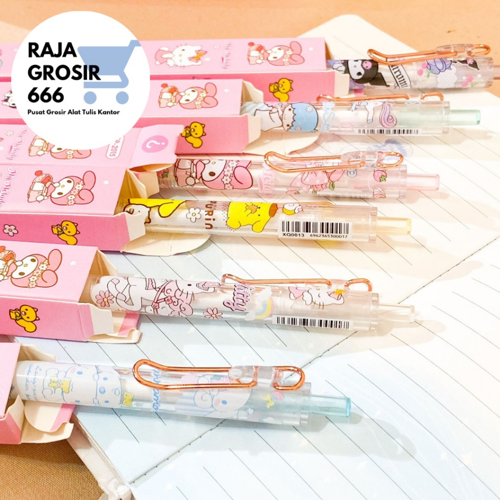 

BOX HADIAH PULPEN CETEK SANRIO ALAT TULIS KANTOR TERMURAH LUCU IMUT SOUVERNIR